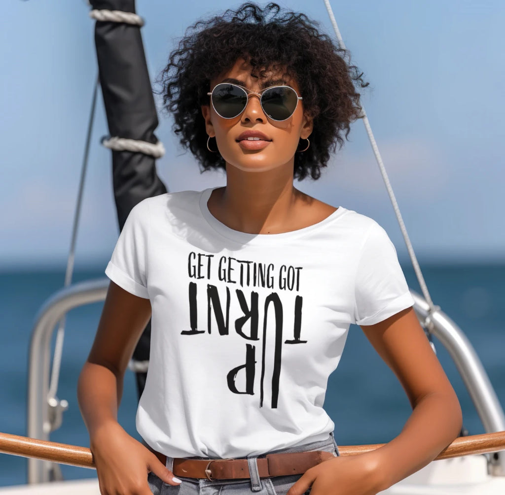 TURNT UP Women V-Neck